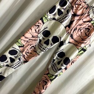Skull print Lotus Leggings